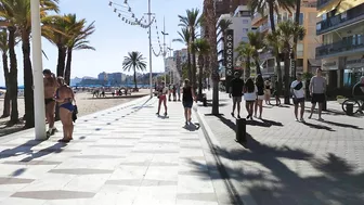 BENIDORM ???????? LEVANTE BEACH JULY 2022 Costa Blanca SPAIN Walking Tour 4K