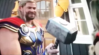 Stormbreaker & Mjolnir Funny Moments - THOR LOVE & THUNDER