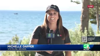 Celebrities compete at the American Century Golf Championship in Lake Tahoe