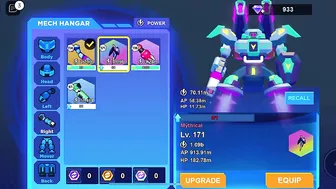 I finallly got my first mythical Mech piece in Roblox????Bot Clash (update 12)