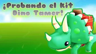 !Probando el kit Dino Tamer! OP| roblox bedwars