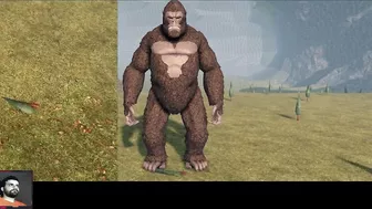 ROBLOX Kong 2017 vs Kong 2021 Direct Comparison - Kaiju Universe