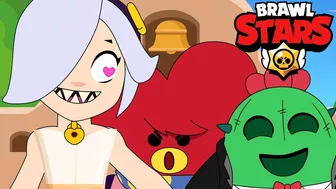 ✔????????CoLeTtE AND SpIkE???? WEDDING ????THE DEEP SEA BRAWL - BRAWL STARS ANIMATION