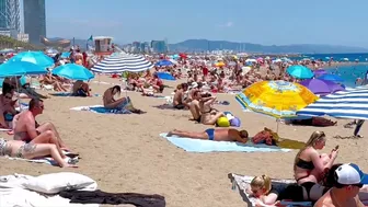 Barcelona beach walk/ beach Sant Sebastia ????walking Spain best beaches ????????