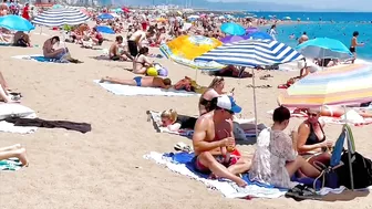 Barcelona beach walk/ beach Sant Sebastia ????walking Spain best beaches ????????