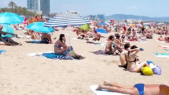 Barcelona beach walk/ beach Sant Sebastia ????walking Spain best beaches ????????