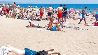 Barcelona beach walk/ beach Sant Sebastia ????walking Spain best beaches ????????