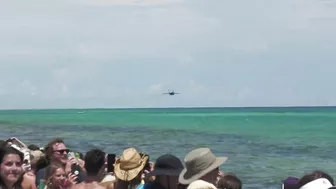 Blue Angels Sneak Pass Pensacola Beach Airshow 2022