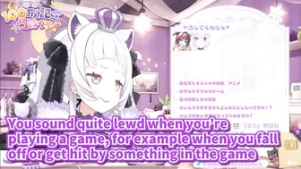 Shion saw Okayu making a lewd voice in her stream [Hololive/Eng sub]