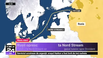 Rușii opresc livrările de gaz prin conducta Nord Stream 1. Motivul oficial: „lucrări de mentenanță”