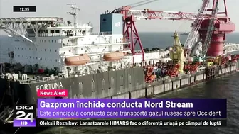 Rușii opresc livrările de gaz prin conducta Nord Stream 1. Motivul oficial: „lucrări de mentenanță”