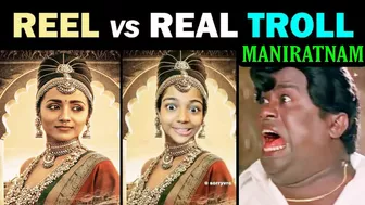 REEL VS REAL TROLL | INSTAGRAM GIRLS REELS TROLL | AMALA SHAJI REELS | Madras Prank