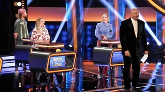 NSFW answer shocks Steve Harvey + Erika Christensen on Celebrity Family Feud!