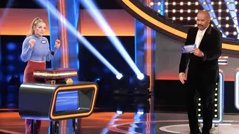 NSFW answer shocks Steve Harvey + Erika Christensen on Celebrity Family Feud!