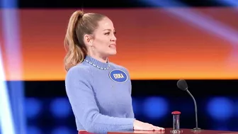 NSFW answer shocks Steve Harvey + Erika Christensen on Celebrity Family Feud!