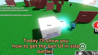 How To Get The Ban UI | Slap Battles Roblox