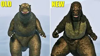 Godzilla Junior Old vs New Remodel Comparison | Kaiju Universe