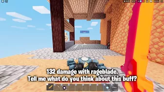 Noone is talking about this FREE KIT DAMAGE BUFF? Roblox Bedwars