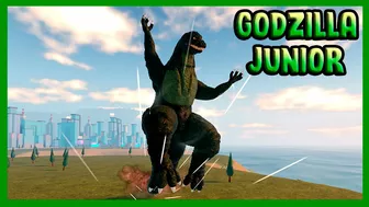 Roblox Kaiju Universe - GODZILLA JUNIOR REMODEL SHOWCASE!