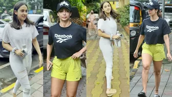 Yoga Partner Malaika Arora & Akanksha Ranjan Kapoor Papped outside Diva Yoga In Bandra ????????????