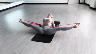 Stretching and Gymnastics with Yoga Band