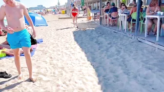 Beach Barceloneta, Barcelona beach walk ????️walking Spain best beaches