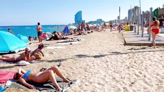 Beach Barceloneta, Barcelona beach walk ????️walking Spain best beaches