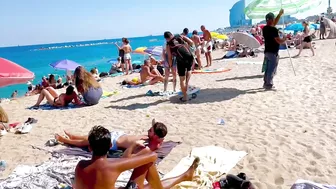 Beach Barceloneta, Barcelona beach walk ????️walking Spain best beaches