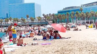 Beach Sant Sebastia/ Barcelona beach walk ????walking Spain best beaches ????????