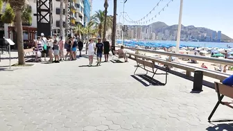 BENIDORM???????? SUMMER LEVANTE BEACH WALK JULY 2022