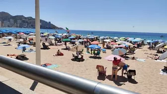 BENIDORM???????? SUMMER LEVANTE BEACH WALK JULY 2022