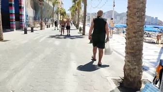 BENIDORM???????? SUMMER LEVANTE BEACH WALK JULY 2022