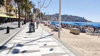 BENIDORM???????? SUMMER LEVANTE BEACH WALK JULY 2022