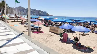 BENIDORM???????? SUMMER LEVANTE BEACH WALK JULY 2022