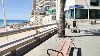 BENIDORM???????? SUMMER LEVANTE BEACH WALK JULY 2022