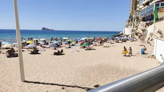 BENIDORM???????? SUMMER LEVANTE BEACH WALK JULY 2022