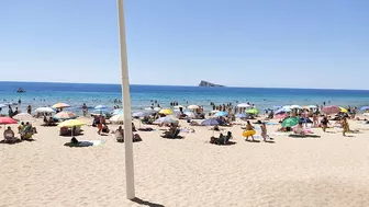 BENIDORM???????? SUMMER LEVANTE BEACH WALK JULY 2022