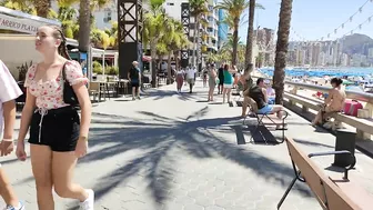 BENIDORM???????? SUMMER LEVANTE BEACH WALK JULY 2022