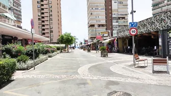 BENIDORM ???????? OLD TOWN TO LEVANTE BEACH July 2022 Costa Blanca SPAIN Walking Tour 4K