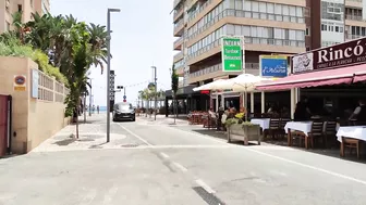 BENIDORM ???????? OLD TOWN TO LEVANTE BEACH July 2022 Costa Blanca SPAIN Walking Tour 4K