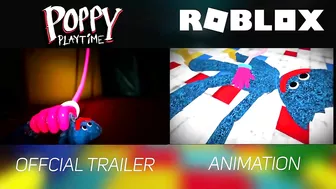 Poppy Playtime Chapter 2 Trailer (MOB Games) VS ROBLOX Version