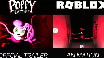 Poppy Playtime Chapter 2 Trailer (MOB Games) VS ROBLOX Version