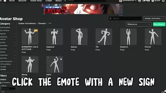 ONLY YOU CAN GET THIS FREE EMOTE ON ROBLOX! ????