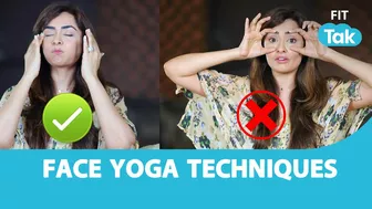 How To Do Face Yoga The Right Way | Face Yoga Techniques | Face Yoga With Vibhuti | Fit Tak