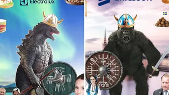 Kong vs Godzilla in different languages meme compilation