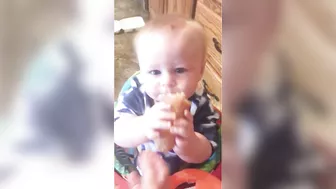 Funny Baby Loves Food - Babies Eating Compilation