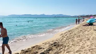 IBIZA Beach Summer - MALLORCA SPAIN S'Arenal Beach Island Life Walking 4K