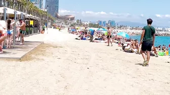 Barcelona beach walk, beach Barceloneta????️walking Spain best beaches