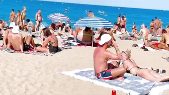 Barcelona beach walk, beach Sant Sebastia ????️walking Spain best beaches