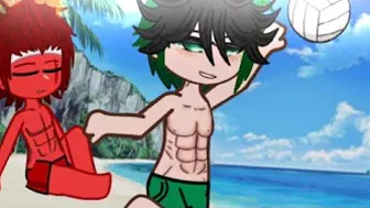 'Beach day' • [Bkdk] • Not OG • MHA/Bnha • Meme • My AU